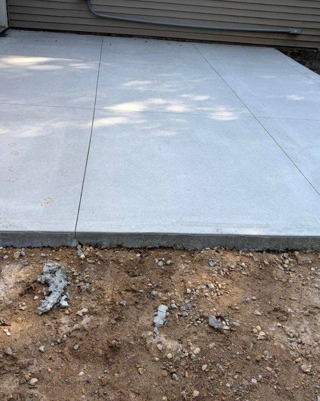Concrete Patio Installation in Plattsburgh, New York