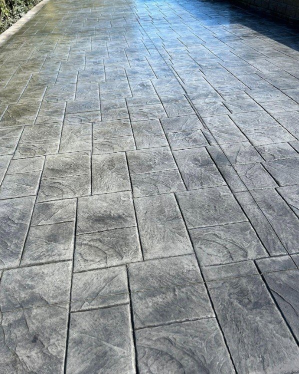 Stamped Concrete Installation in Plattsburgh, New York